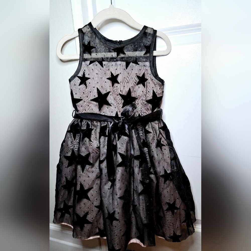 Claire Bell Adorable Star Tulle Dress (4T)